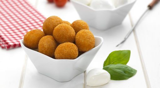Immagine di MOZZARELLINE PANATE GR.17 PRONTOFORNO GLUTEN FREE (GR.200X10)