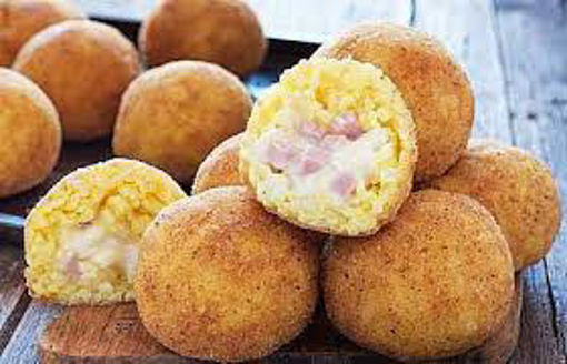 Picture of ARANCINE MIGNON WITH BUTTER AND HAM GR.28