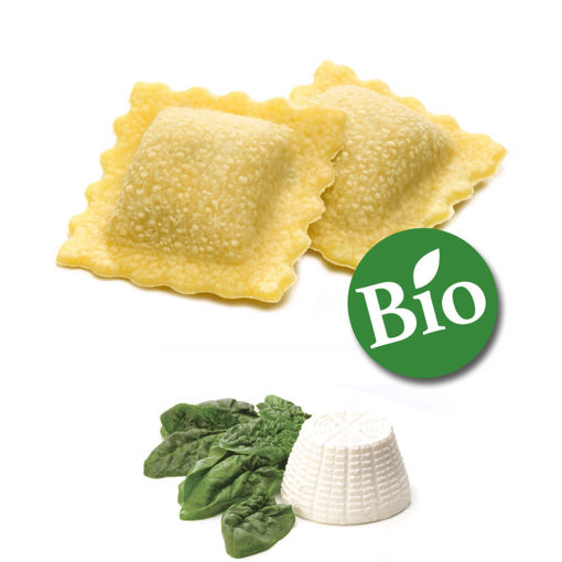 Immagine di RAVIOLI BIOLOGICI RICOTTA E SPINACI SURGELATI KG.1