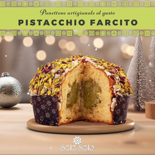 Immagine di PANETTONE ARTIG. AL PISTACCHIO KG.1 SOLOSOLE