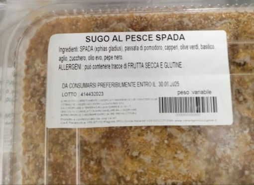 Immagine di SUGO AL PESCE SPADA GR.400 Ca CONGELATO