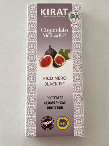 Immagine di CIOCCOL. DI MODICA IGP AL FICO NERO GR.100